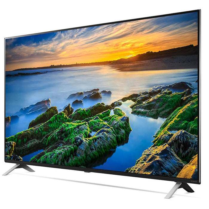 LG 65NANO85UNA 65" Nano 8 4K TV AI ThinQ (2020) with Deco Gear Home Theater Bundle