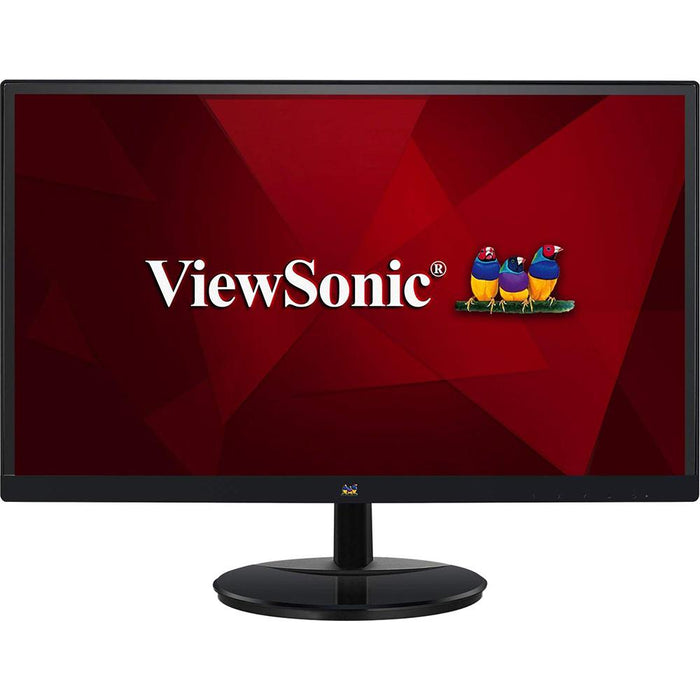 ViewSonic 22-Inch Monitor Full HD IPS for Office Applications with Accessory Bundle