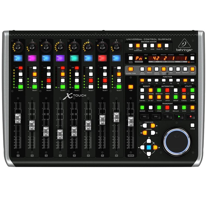 Behringer X-TOUCH Control Surface & Ethernet/USB/MIDI Interface + Microphone