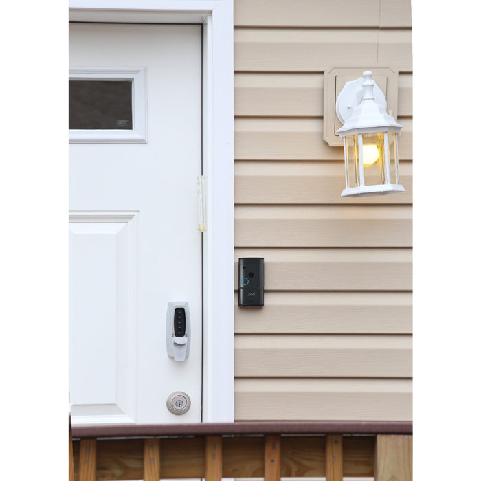 iPM Apex Smart Doorbell - Black - IPMAPXSDRBL-BK With Chime - OPEN BOX