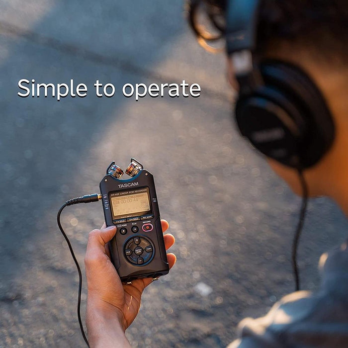Tascam Portable Four-Track Digital Audio Recorder and USB Audio Interface - (DR40X)