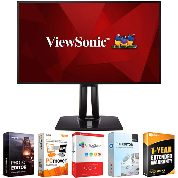 ViewSonic 27" 4K Ultra HD 3840x2160 IPS Monitor with Warranty and Software