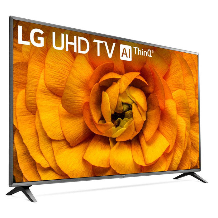 LG 75UN8570PUC 75" UHD 4K HDR AI Smart TV (2020) w/ Deco Gear Soundbar Bundle
