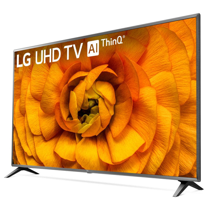 LG 86UN8570PUC 86" UHD 4K HDR AI Smart TV (2020) w/ Deco Gear Soundbar Bundle