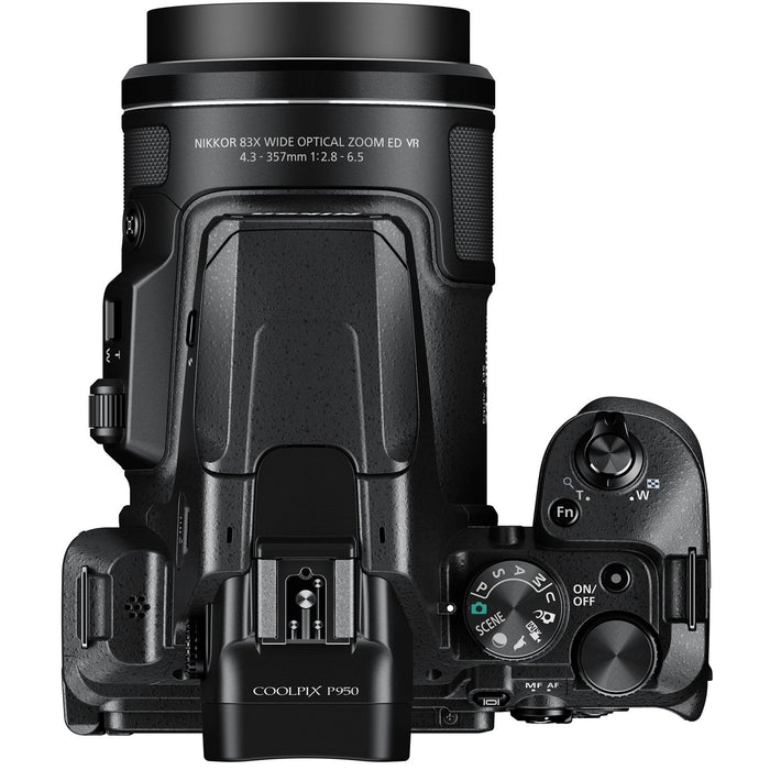 Nikon COOLPIX P950 Compact Digital Camera 83x Optical Zoom + Extended Warranty Bundle