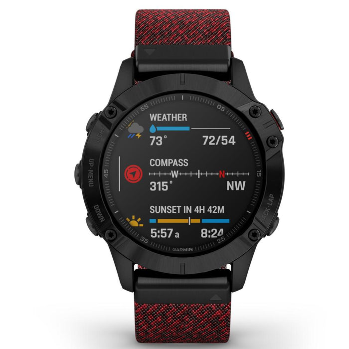Garmin Fenix 6 Sapphire Multisport GPS Smartwatch Black +Fitness & Wellness Suite