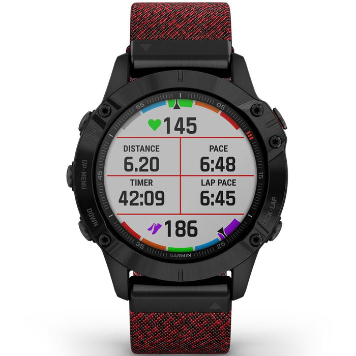 Garmin Fenix 6 Sapphire Multisport GPS Smartwatch Black +Fitness & Wellness Suite