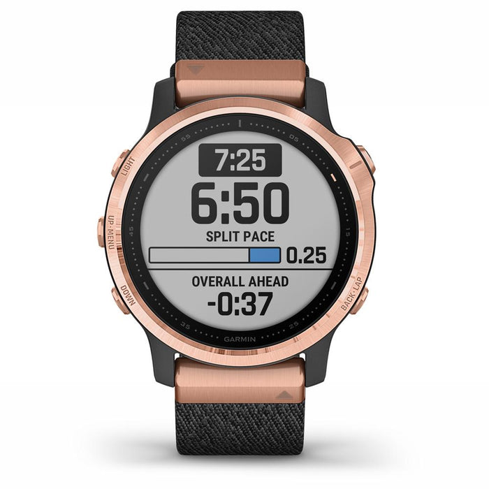 Garmin Fenix 6S Sapphire Multisport GPS Smartwatch Rose Gold +Fitness & Wellness Suite