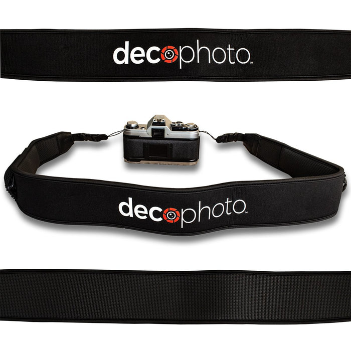Deco Photo Mirrorless & DSLR Universal Power Strap w/ Built In Camera Charger + 32GB Card