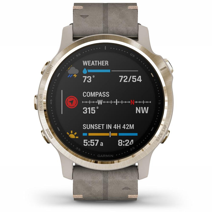 Garmin Fenix 6S Sapphire Multisport GPS Smartwatch +Fitness & Wellness Suite