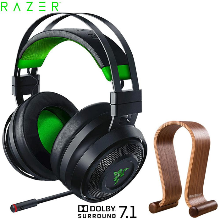 Razer Nari Ultimate 7.1 Surround Sound Wireless Gaming Headset +Headphone Stand