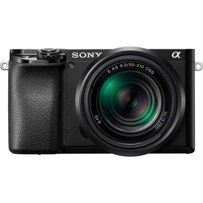 Sony Alpha a6100 APS-C Mirrorless Camera + 16-50mm + 55-210mm Lenses - Open Box
