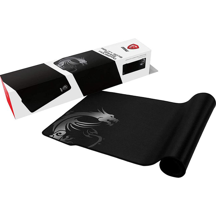 MSI Agility GD70 Gaming Mousepad with Anti-Slip Base in Black - AGILITY GD70