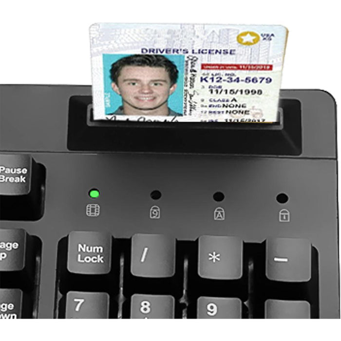 Adesso EasyTouch 630SB-TAA Smart Card Reader Keyboard (TAA Compliant)