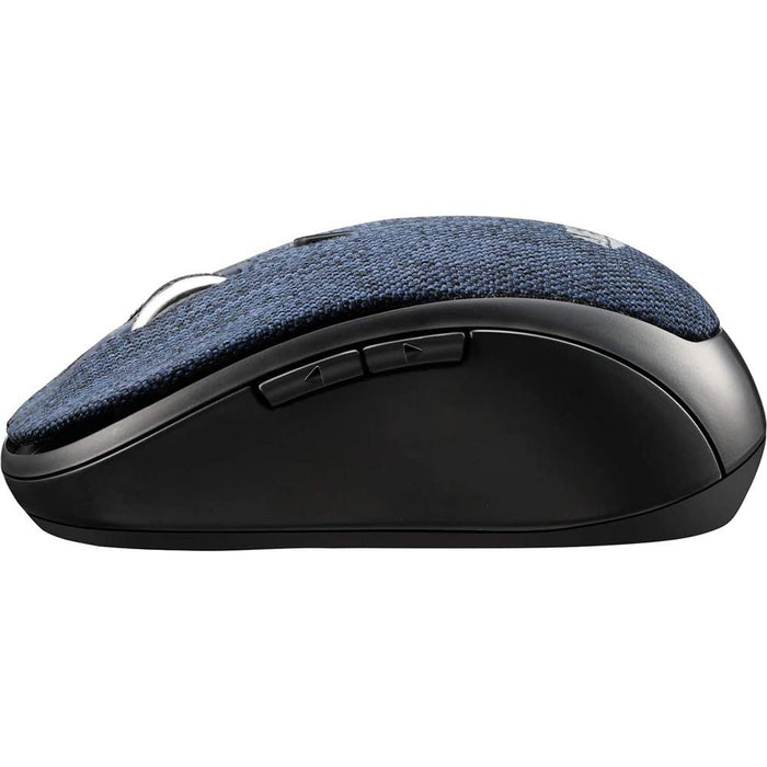 Adesso iMouse S80L Wireless Fabric Optical Mini Mouse (Blue)