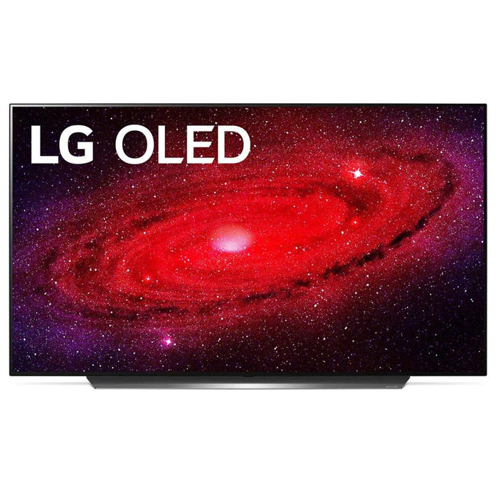 LG OLED65CXPUA 65" CX 4K OLED TV w/ AI ThinQ (2020) with Deco Gear Soundbar Bundle