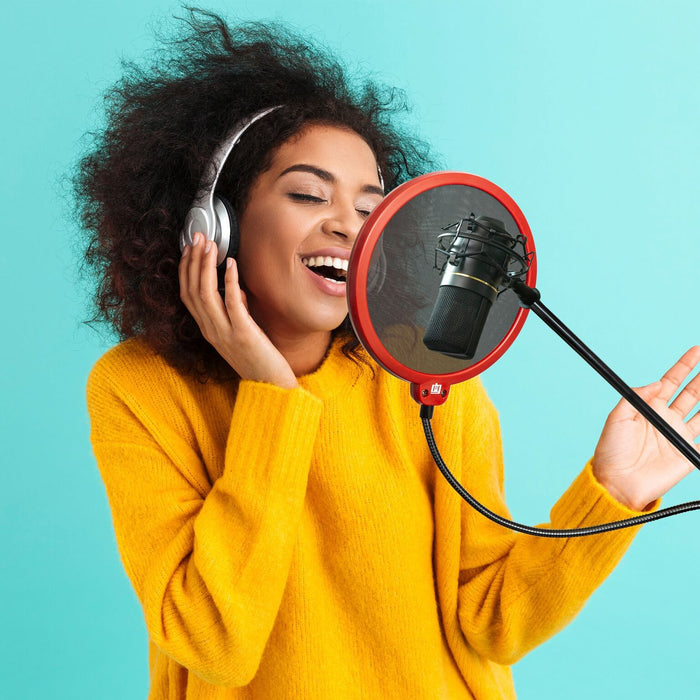 Mackie EleMent Series EM-89D Dynamic Vocal Microphone with Deco Gear Boom Arm Bundle