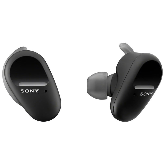 Sony WF-SP800NB Sport Truly Wireless Noise Canceling Earbud Headphones (Black)