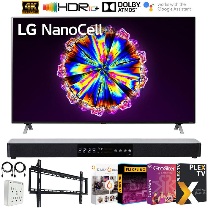 LG 86" Nano 9 Series Class 4K Smart UHD NanoCell TV 2020 + Soundbar Bundle