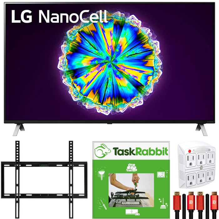 LG 75" Nano 8 Series 4K Smart UHD NanoCell TV 2020 +TaskRabbit Installation Bundle