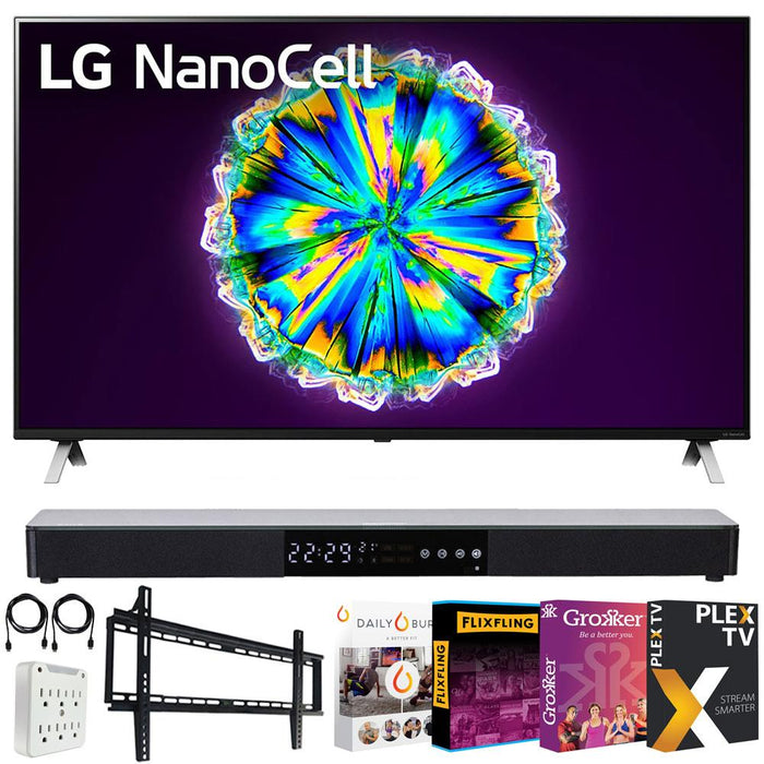 LG 55" Nano 8 Series Class 4K Smart UHD NanoCell TV with Soundbar Bundle