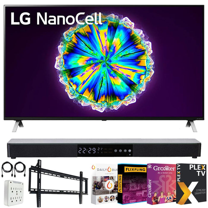 LG 65" Nano 8 Series Class 4K Smart UHD NanoCell TV with Soundbar Bundle