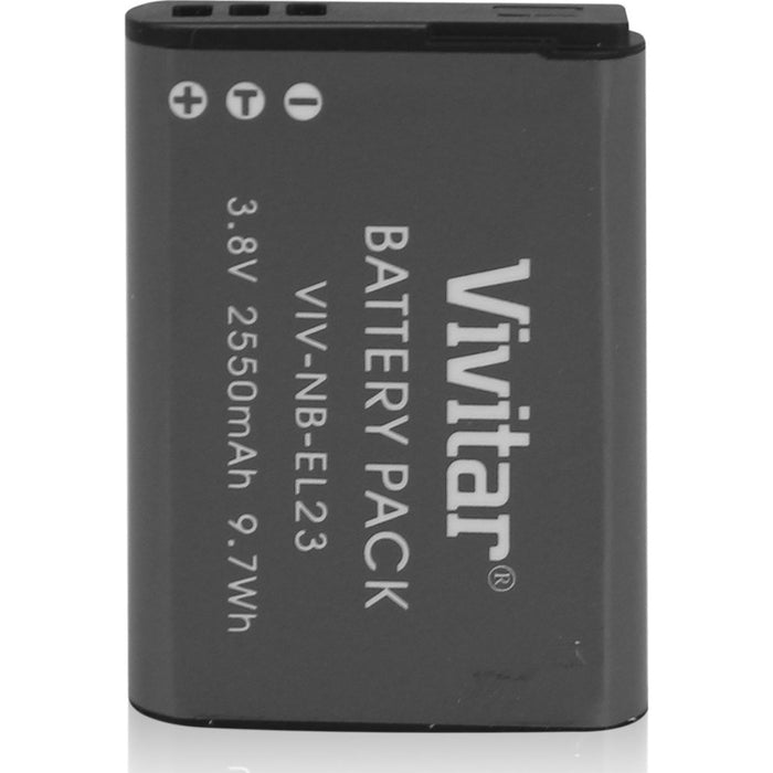 Vivitar EN-EL23 Rechargable Li-ion Battery for B700 P600 and P900