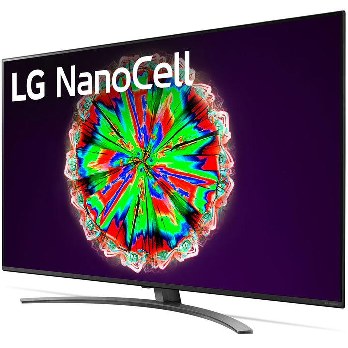 LG 55NANO81ANA 55" Nano 8 4K UHD TV AI ThinQ (2020) with Deco Gear Soundbar Bundle