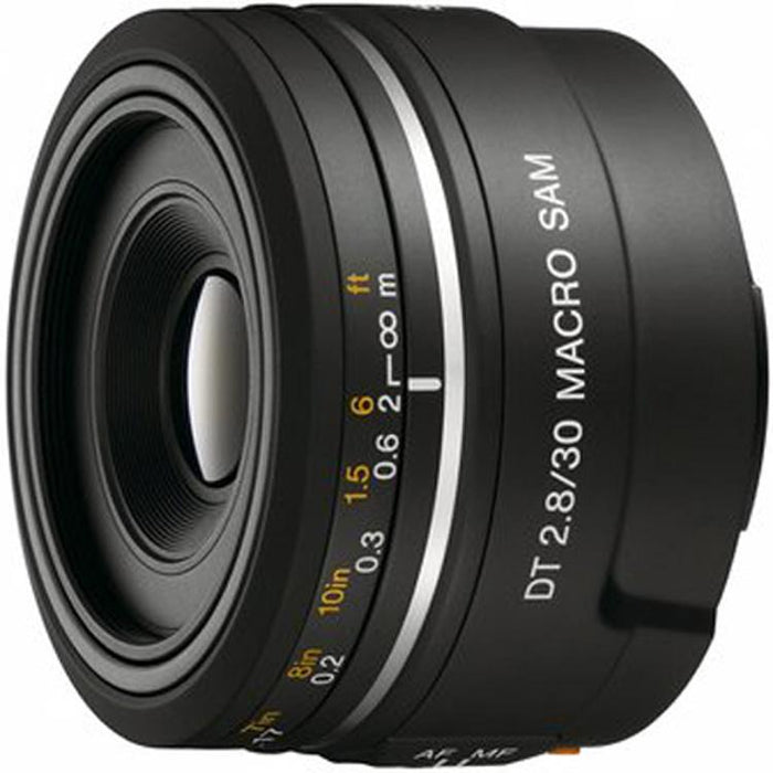 Sony SAL30M28 - 30mm f/2.8 Macro SAM Lens for Sony Alpha DSLR's - OPEN BOX