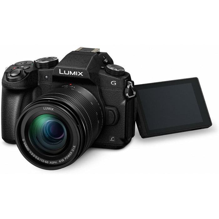 Panasonic DMC-G85MK LUMIX G85 Mirrorless Camera + 12-60mm F3.5-5.6 Lens Kit Pro Bundle