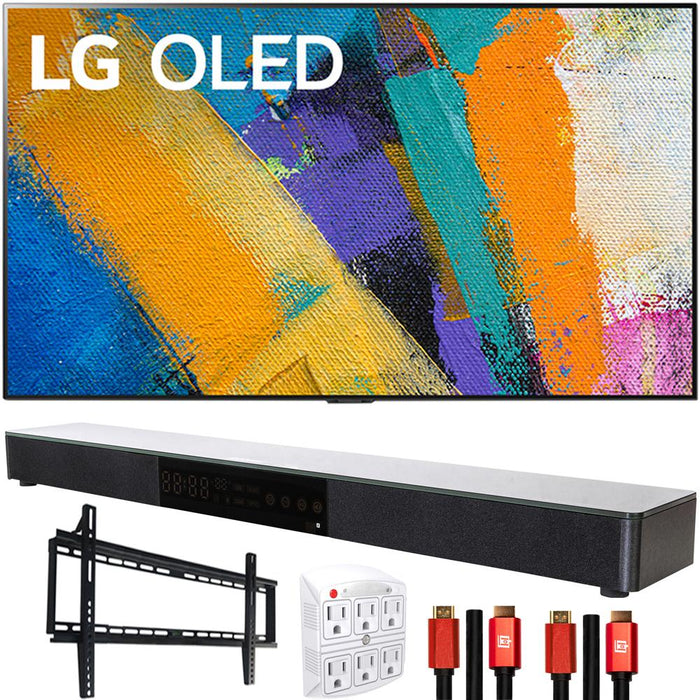 LG OLED65GXPUA 65" GX 4K Smart OLED TV (2020l) with Deco Gear Home Theater Bundle