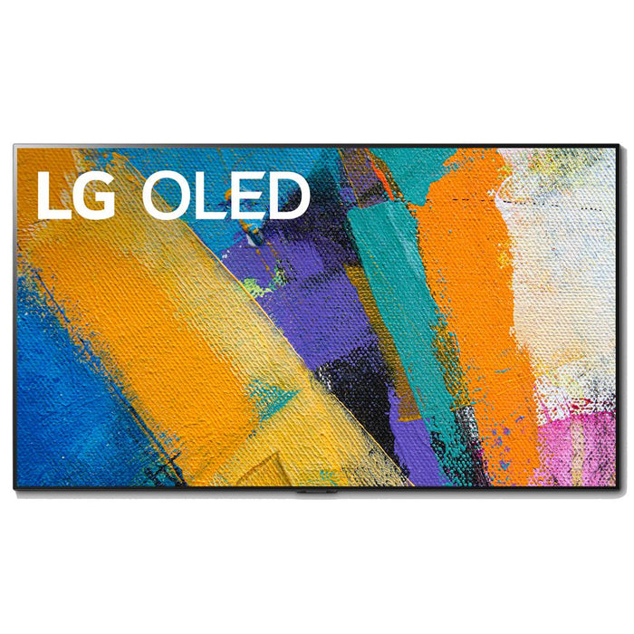 LG OLED77GXPUA 77" GX 4K OLED TV w/ AI ThinQ (2020) with Stand and Soundbar Bundle