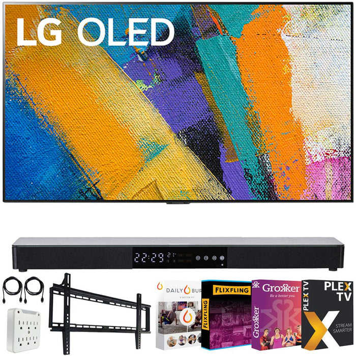 LG 65" GX 4K Smart OLED TV with AI ThinQ 2020 Model with Soundbar Bundle