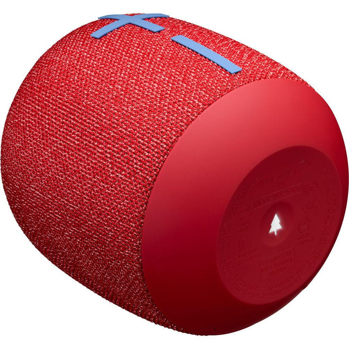 Ultimate Ears WONDERBOOM 2 Portable Bluetooth Speaker (Radical Red) with Deco Gear Case Bundle