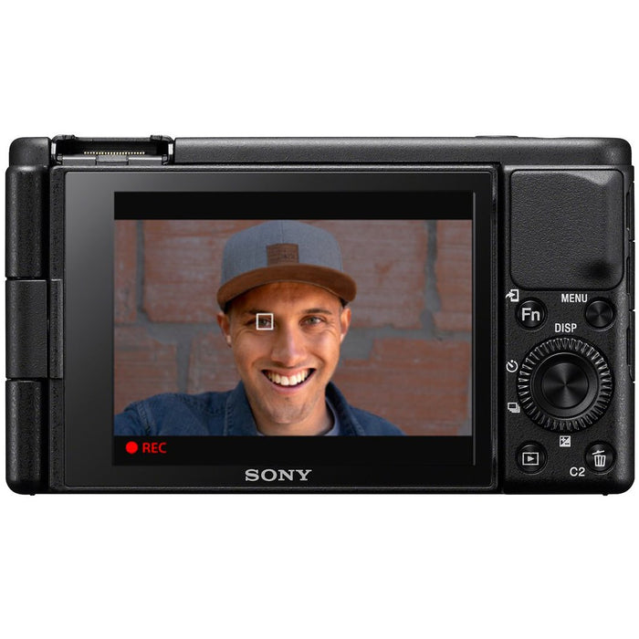 Sony ZV-1 Compact Digital Vlogging 4K Video Camera Content Creators & Vloggers Bundle