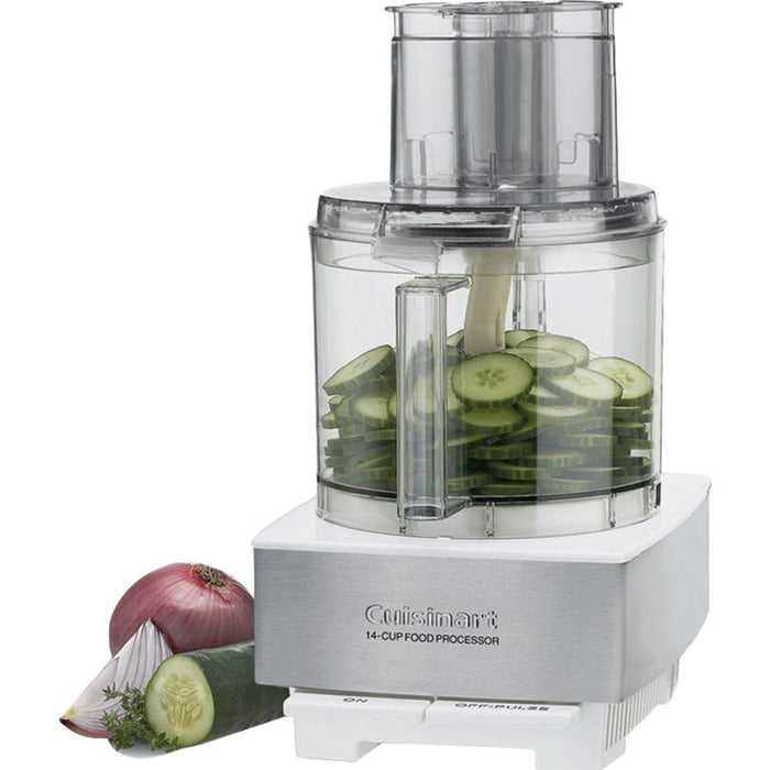Cuisinart DFP-14BCWN Custom 14 Food Processor Brushed Stainless Steel Series (White)