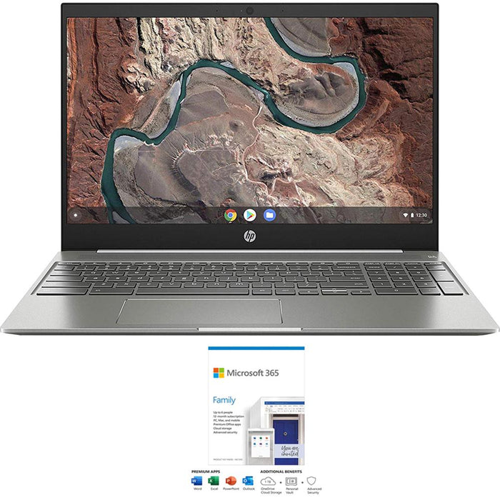 Hewlett Packard Chromebook 15" Laptop Touch Dual-Core Intel Pentium + 365 Family
