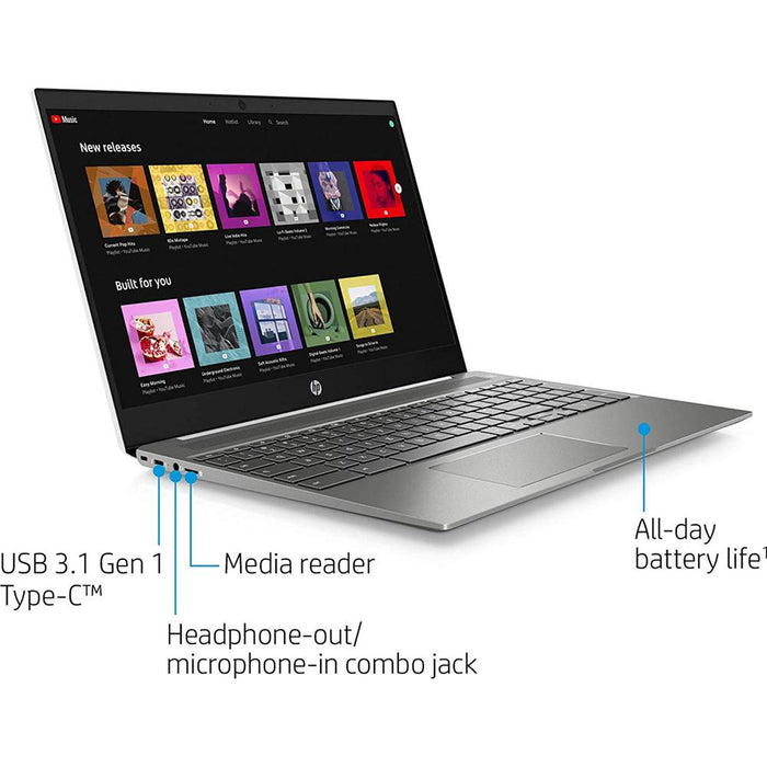 Hewlett Packard Chromebook 15" Laptop Touch Dual-Core Intel Pentium + 365 Family