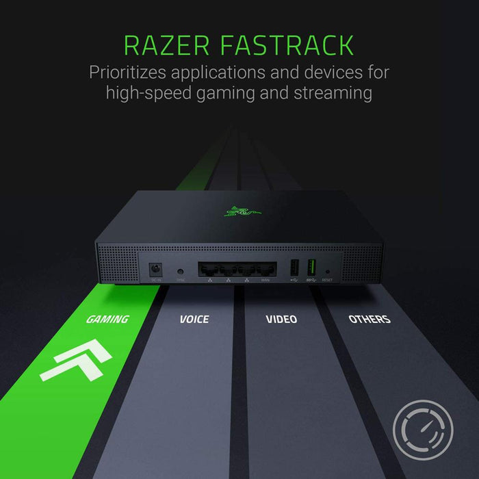 Razer Sila Gaming Wi-Fi Mesh Router Bundle with Thresher Tournament Wired Headset