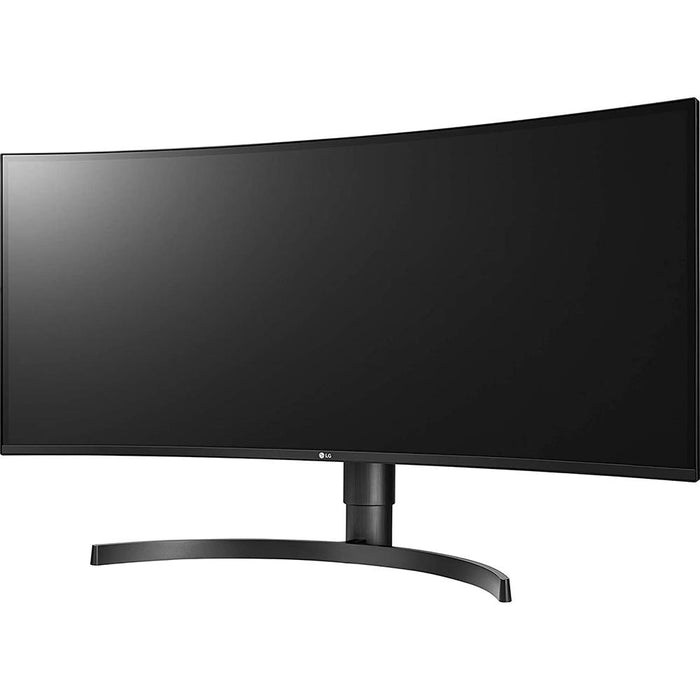 LG 38" 21:9 Curved WQHD+ 3840x1600 IPS HDR10 Monitor with Cleaning Bundle