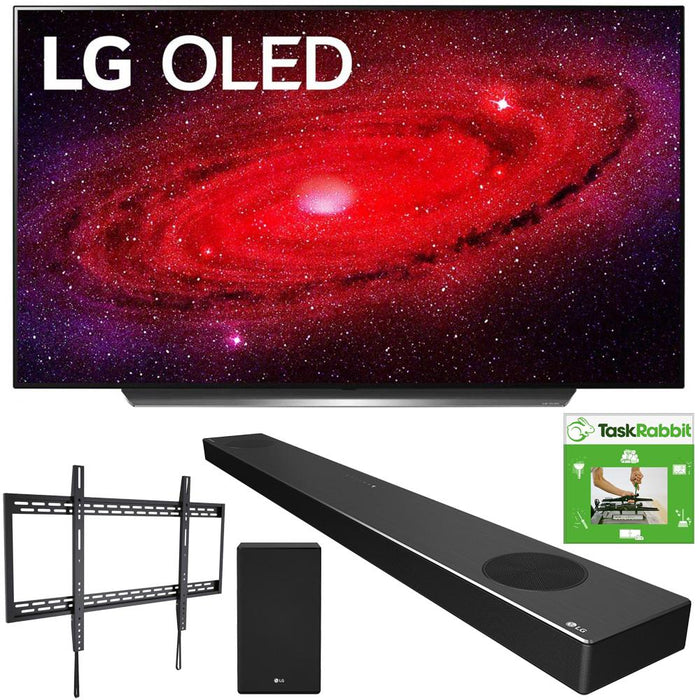 LG 77" CX 4K Smart OLED TV w/ AI ThinQ (2020) + LG SN9YG Sound Bar Bundle