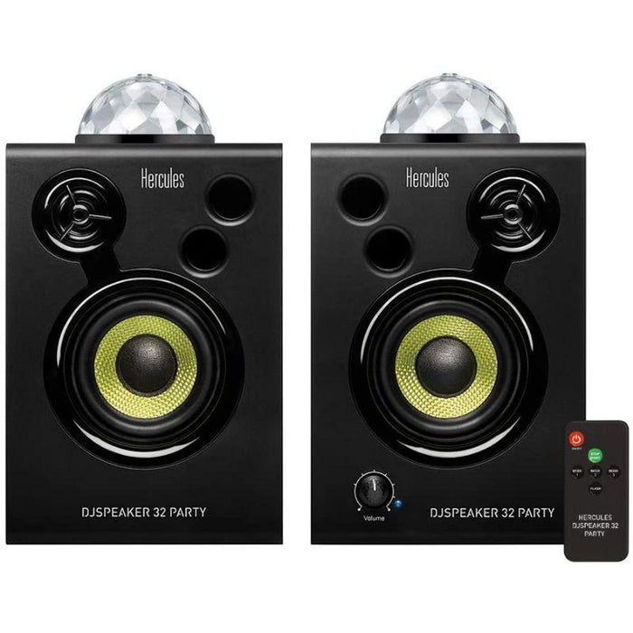 Hercules DJSpeaker Monitor 32 Party Pack with Integrated Party Lights