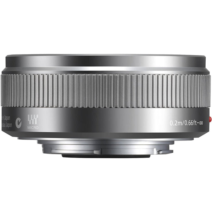 Panasonic LUMIX H-H020AS G 20mm / F1.7 II ASPH. Silver Lens for MFT Mount