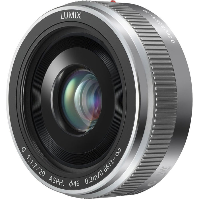 Panasonic LUMIX G II Lens 20MM F1.7 ASPH Mirrorless MFT H-H020AS Pro Bundle
