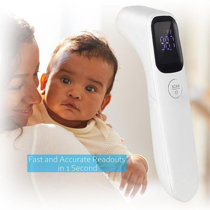 Deco Essentials Wall Mounted Non-Contact Infrared Thermometer and Handheld IR Thermometer