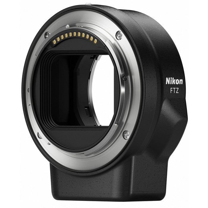 Nikon Z6 Mirrorless Digital Camera Body + FTZ F-mount Lens Adapter 128GB Pro Bundle