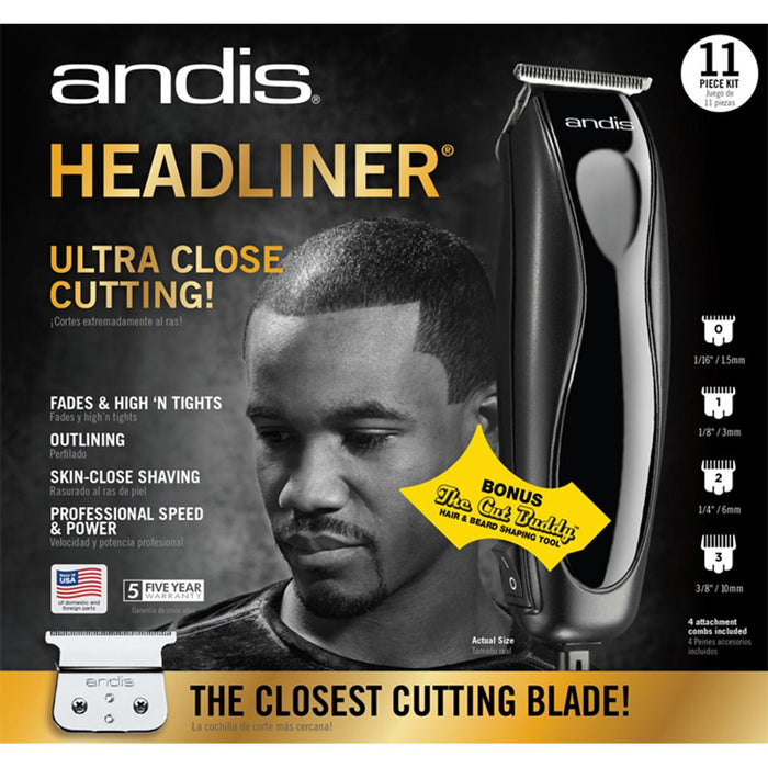 Andis 11-Piece Headliner Shave Kit - 29775 - Open Box