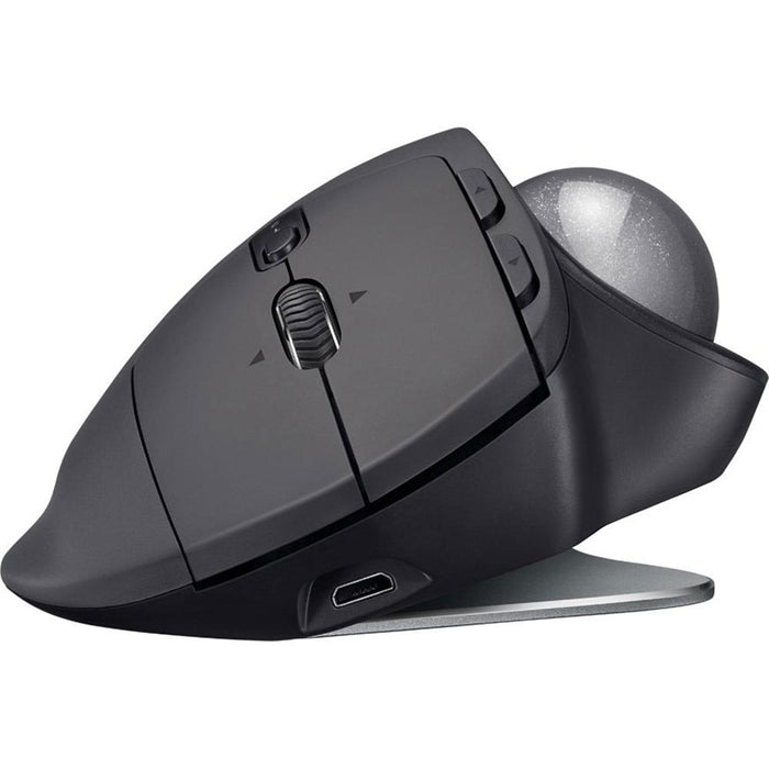 Logitech MX Ergo Wireless Trackball Mouse Graphite - Open Box