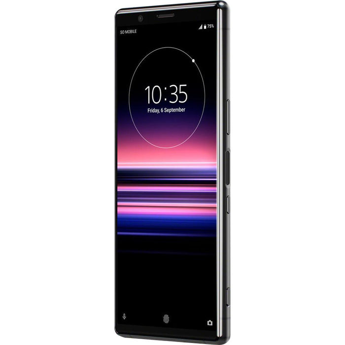Sony XPERIA 5 Smartphone with 128GB Memory Cell Phone (Unlocked) Black - Open Box