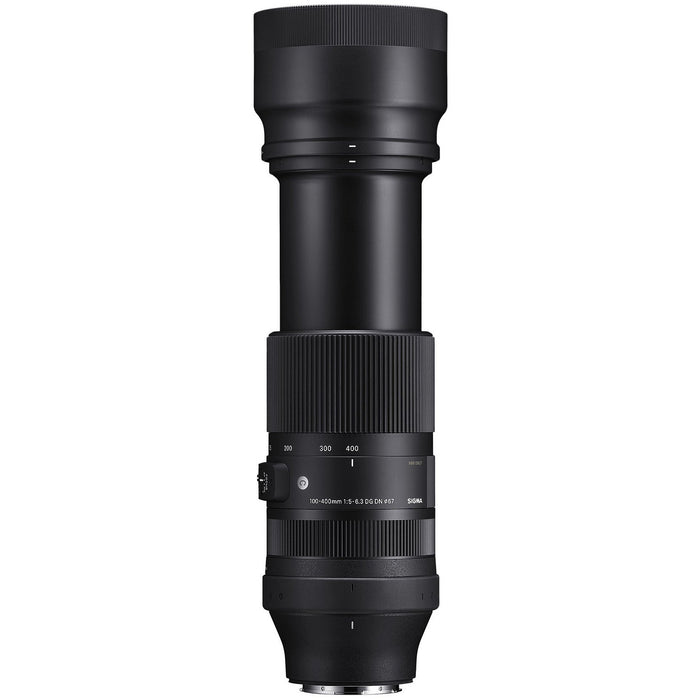 Sigma 100-400mm F5-6.3 DG DN OS Contemporary Lens L-Mount Full Frame Mirrorless Bundle